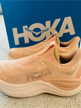 Hoka Women's Slip-On Running Shoes - Peach Blush size 7/ Worn Once!!!